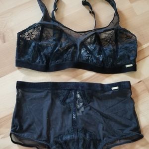 NWT ADORE ME BRALETTE & HIGH WAISTED PANTIES